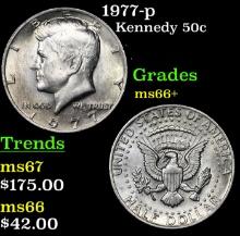 1977-p Kennedy Half Dollar 50c Grades GEM++ Unc