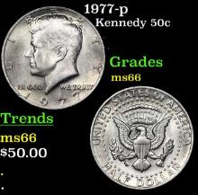 1977-p Kennedy Half Dollar 50c Grades GEM+ Unc