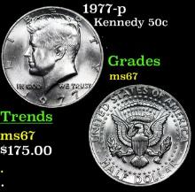 1977-p Kennedy Half Dollar 50c Grades GEM++ Unc