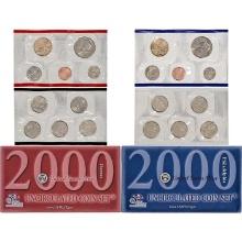2000 United States P&D Mint Set in Original Government Packaging 20 coins