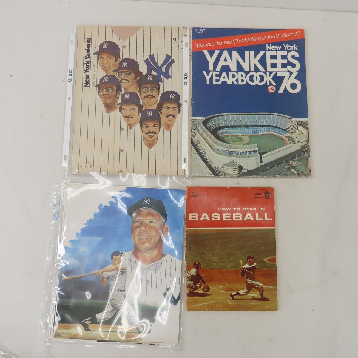Vintage Baseball Programs, Books & More