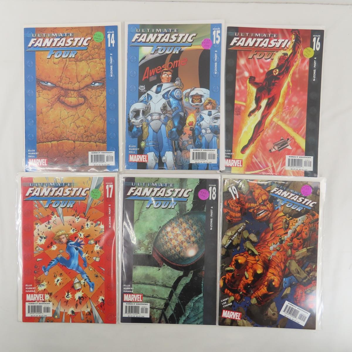 Vintage Ultimate Fantastic Four Comic Books