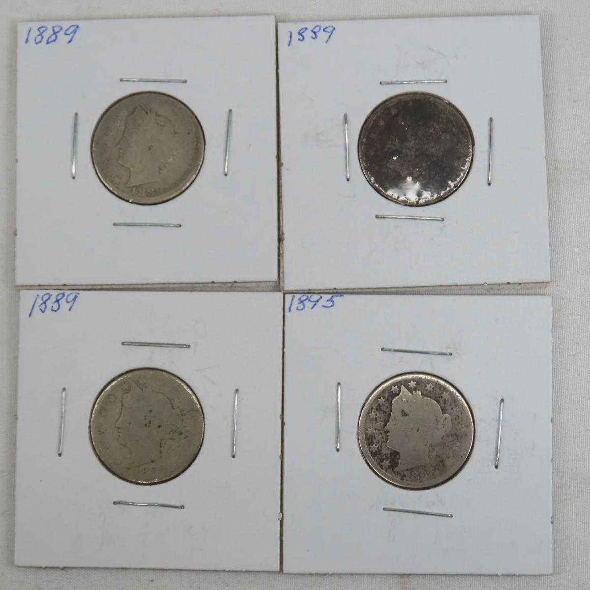 Shield, Liberty & Buffalo Nickels