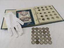 1892-1916 Barber Silver Quarter Year Set & Album