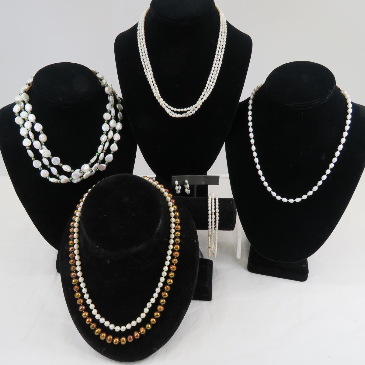 Pearl & Fresh Water Pearl Necklaces