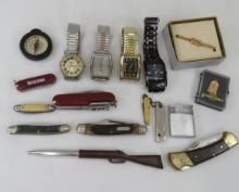Watches, Pocket Knives, Gun Pen & Lighters