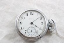 Sun Dial Pocket Watch w/Elgin Face Working