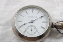 Illinois 15J Coin Silver Case Pocket Watch