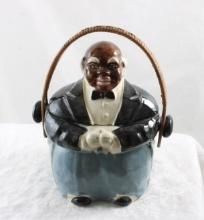 Black Americana Uncle Remus Cookie/Bisquit Jar 8"