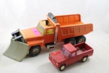 Nylint Highway Plow Truck & Tonka Pick-Up Truck