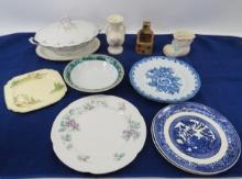 Blue Willow and Other Vintage Porcelain Ware