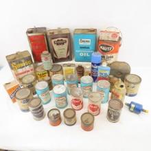Vintage Powder Paint, Stain & Cleaning Tins