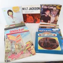 30+ Vintage Jazz & Country record albums