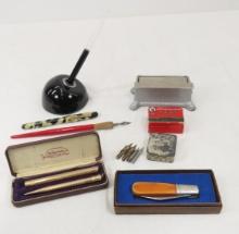 Pocket Knife, Fountain Pen & More