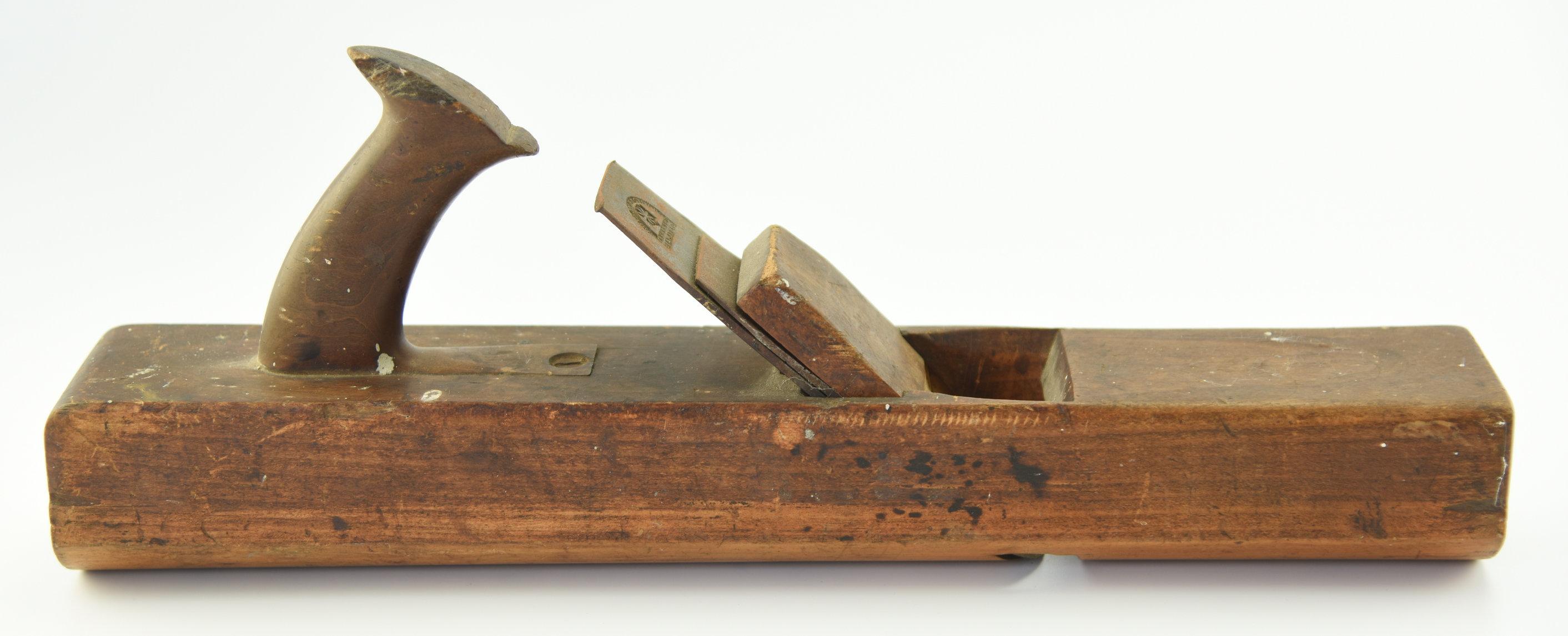 Lot #367 - Olsen Brothers 19th Century wooden hand plane, T. Banbury 19th Century wooden finishing