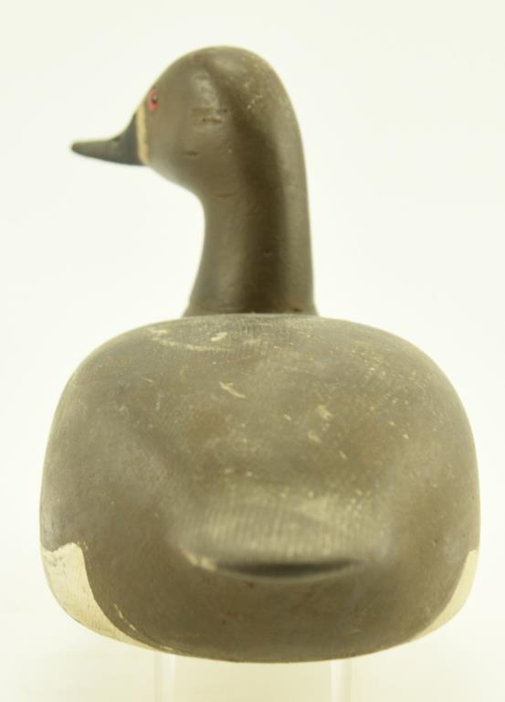 Lot #334 - Crisfield Style Bluebill hen decoy unsigned original paint