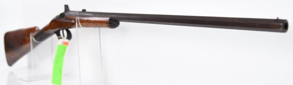 MANUFACTURER/IMP BY: Flobert (Belgian), MODEL: Rolling Block Rifle, ACTION TYPE: Single Shot Rifle