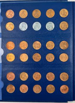 Complete 66-piece set of uncirculated 1941-1964 U.S. Lincoln cents