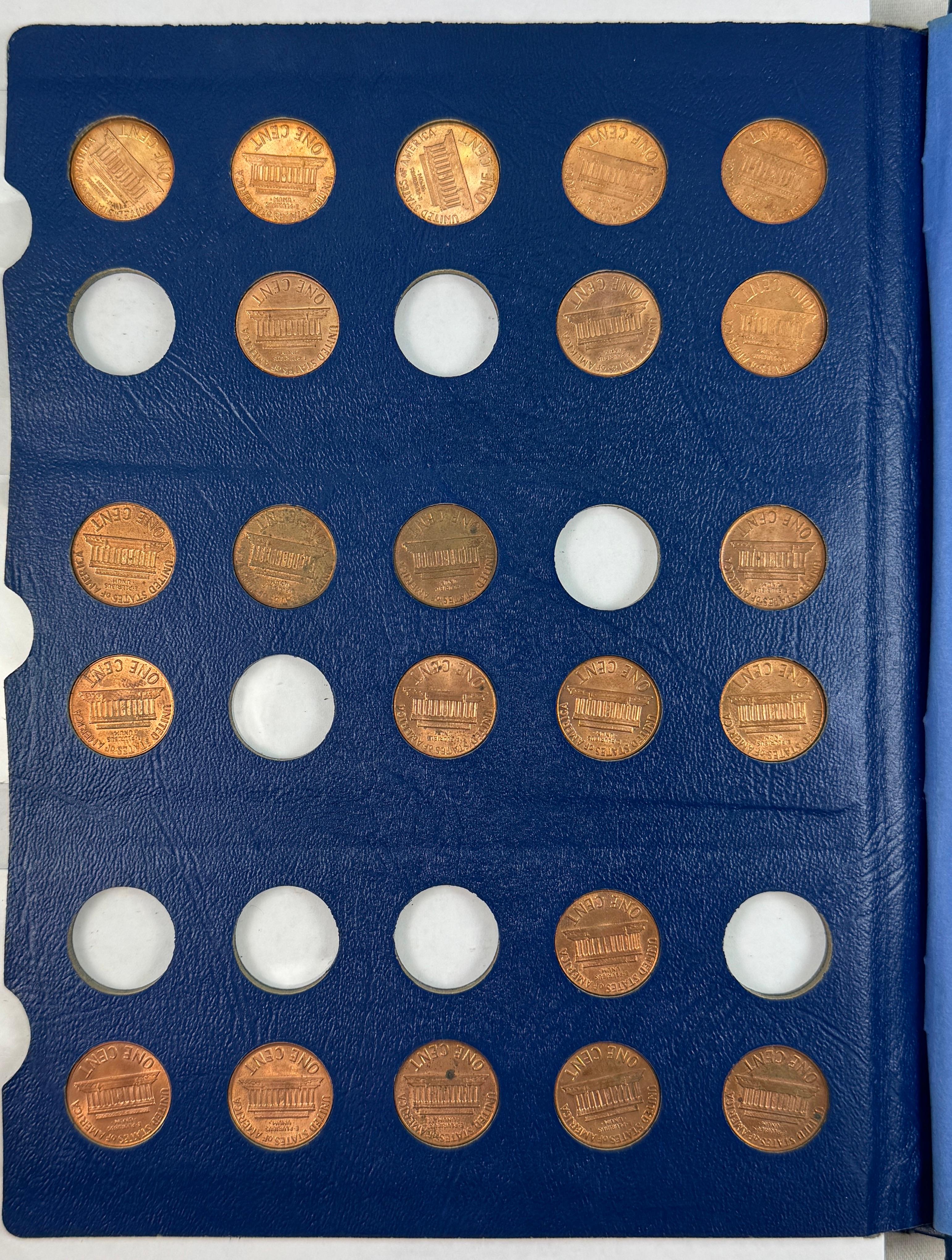 Complete 66-piece set of uncirculated 1941-1964 U.S. Lincoln cents