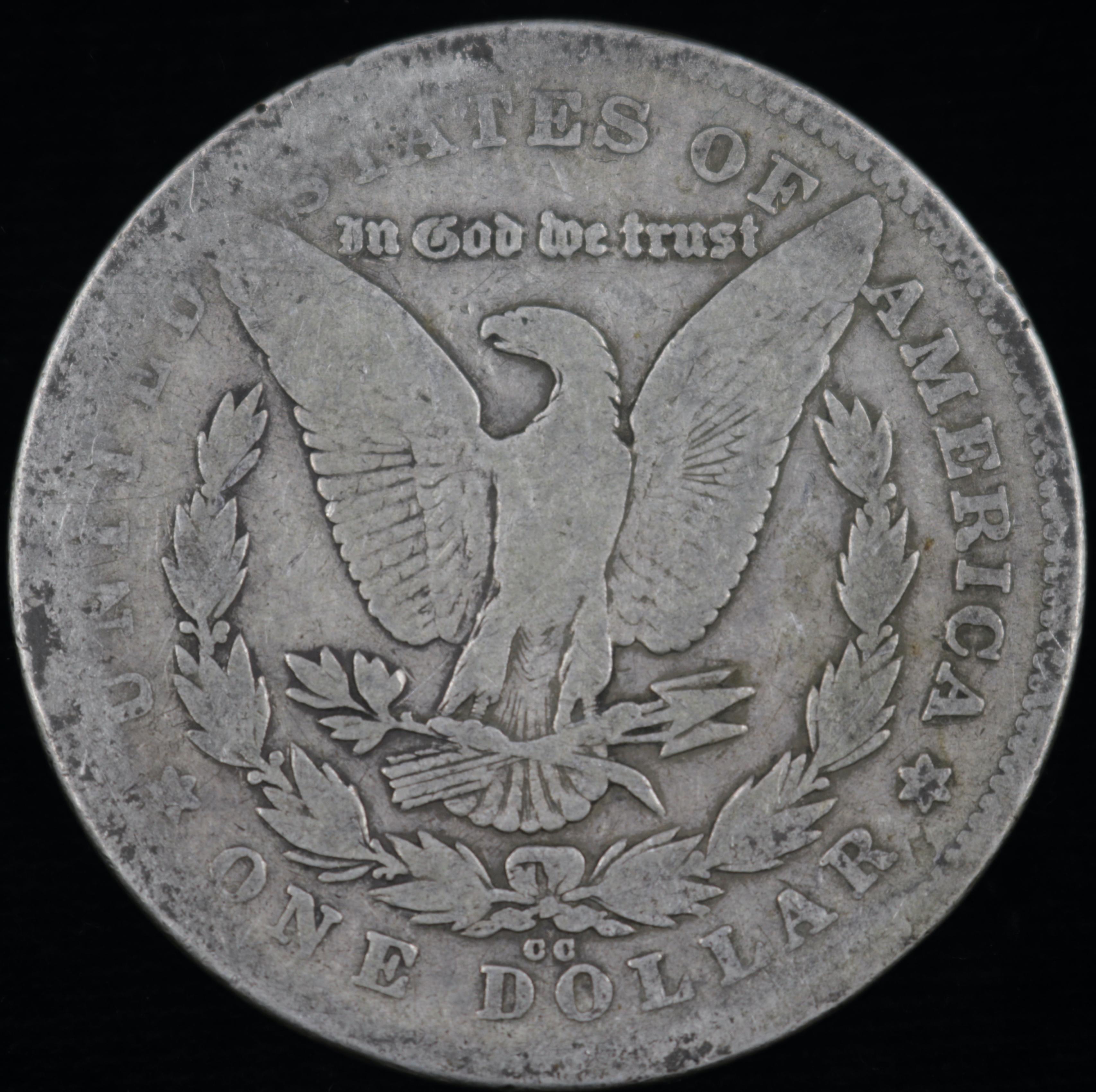 1878-CC U.S. Morgan silver dollar