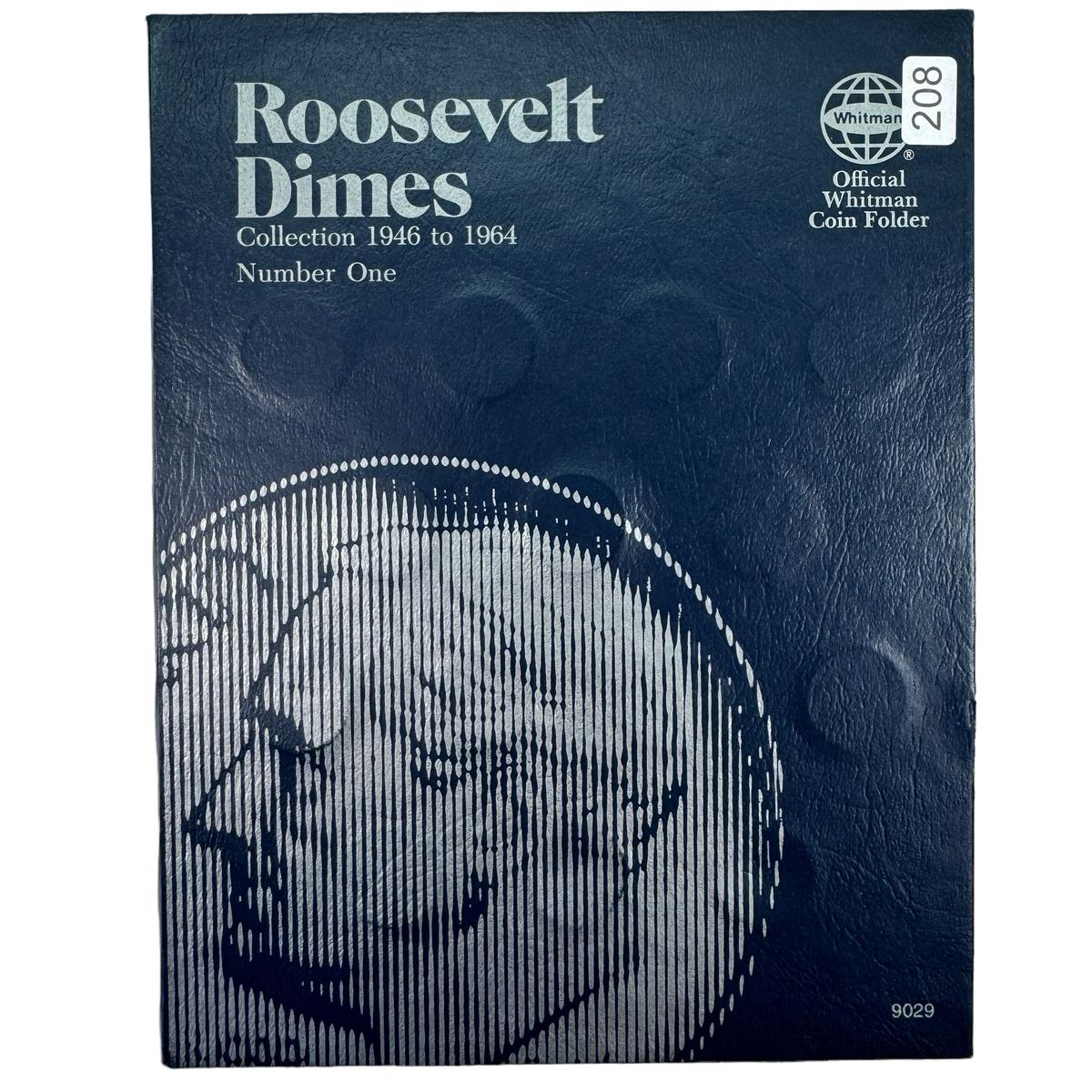 Complete collection of all 48 silver uncirculated 1946-1964 U.S. Roosevelt dimes