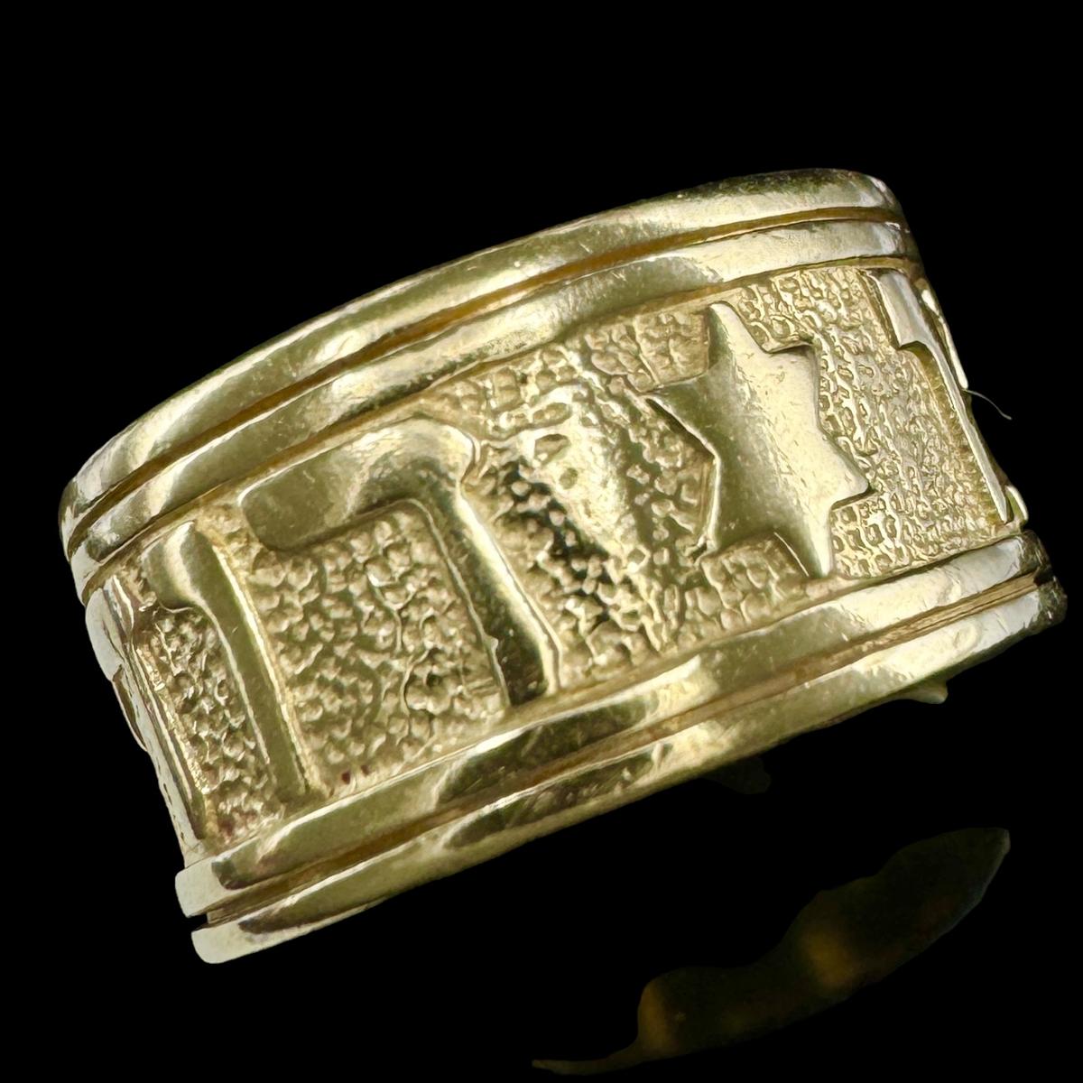 Retired estate James Avery 14K gold Song of Solomon ring