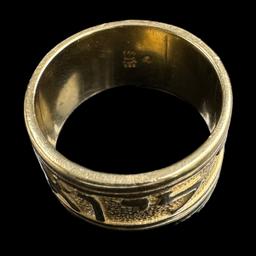 Retired estate James Avery 14K gold Song of Solomon ring