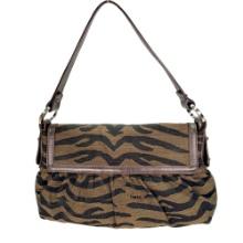 Authentic Estate Fendi Chef Tiger Printed shoulder bag