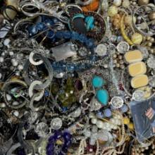 Lot of 10.0 lbs of estate fashion jewelry