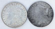 1904 & 1921 MORGAN SILVER DOLLARS