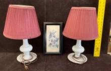 Hobnail Lamps, Small Picture