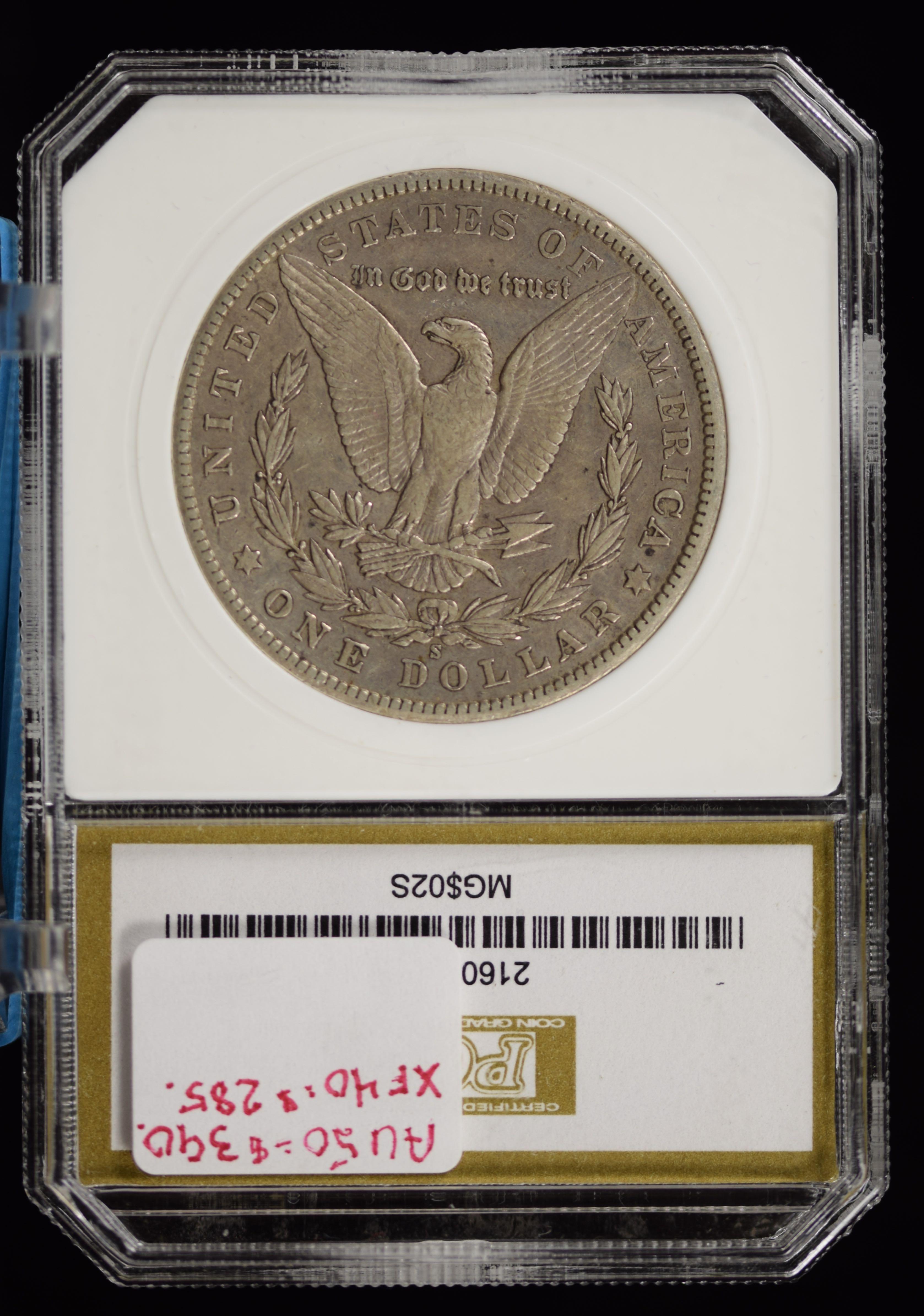 1902-S Morgan Dollar PCI EF45