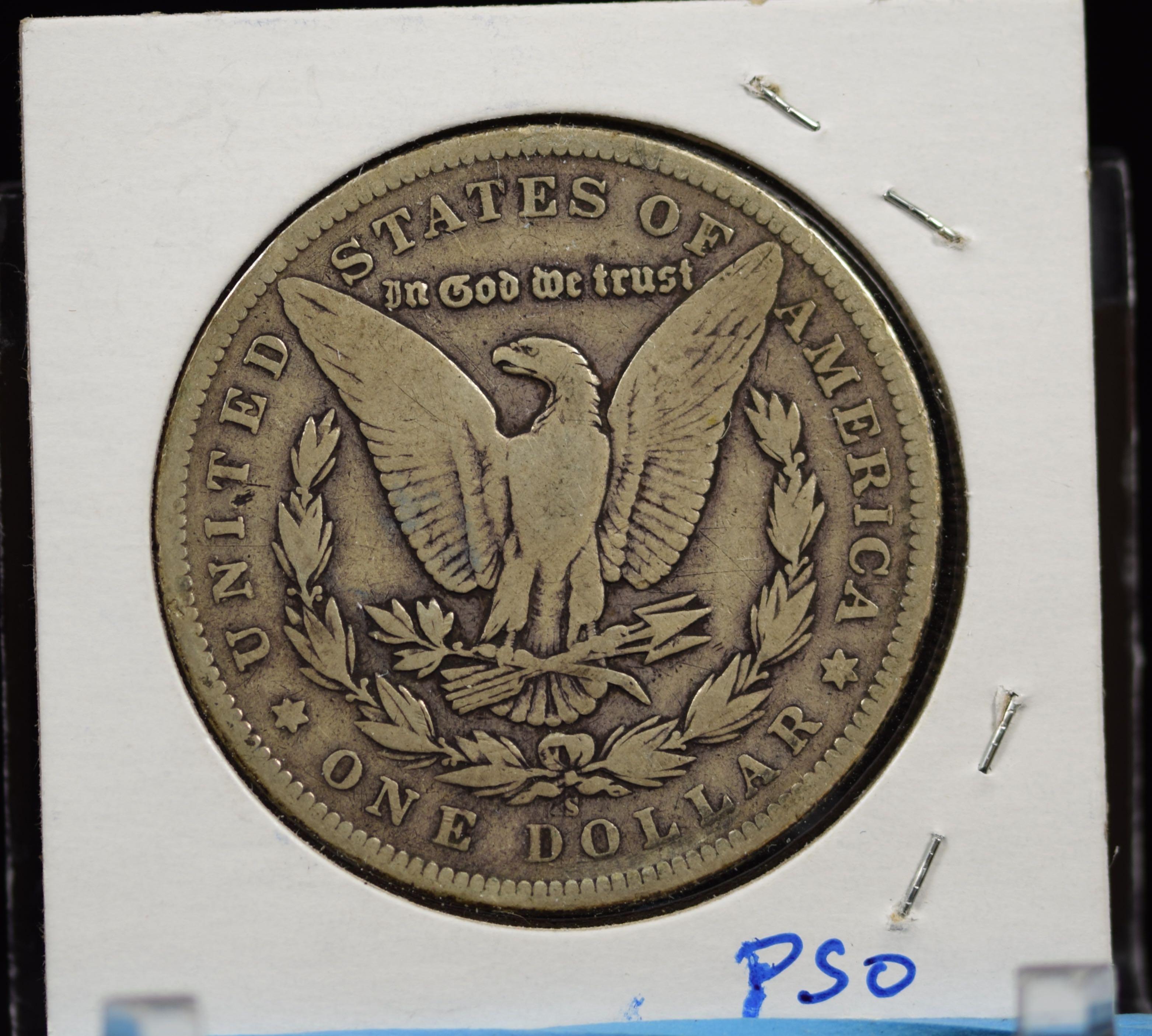 1896-S Morgan Dollar VG