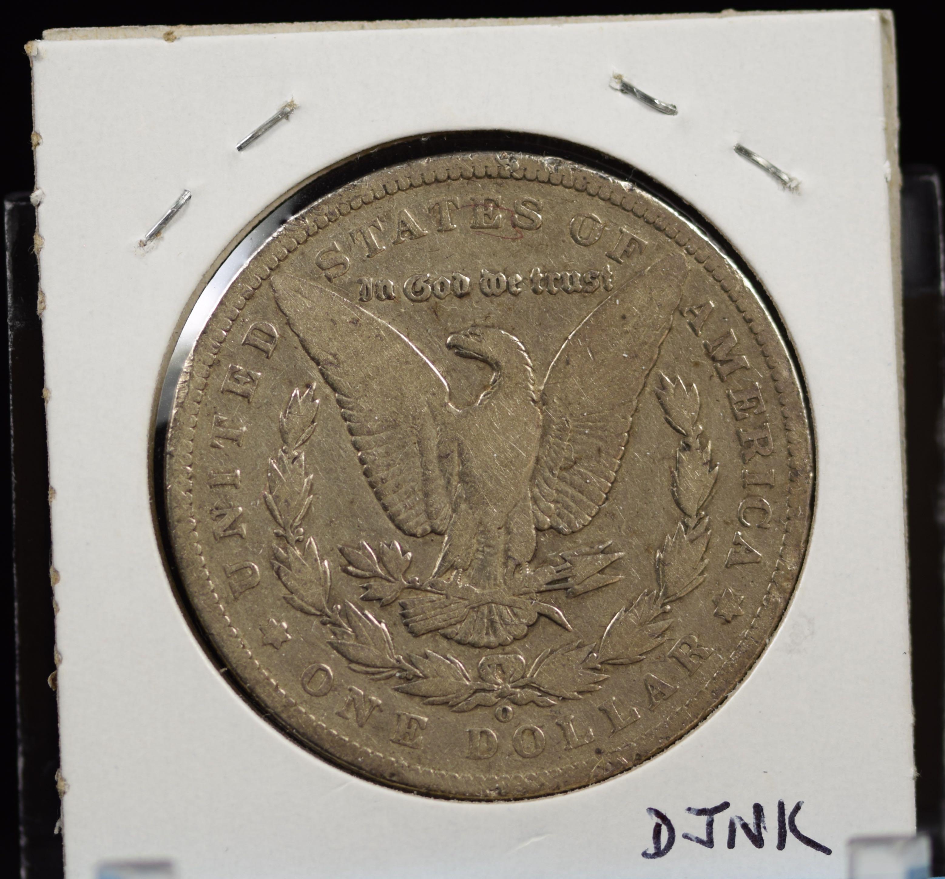 1893-O Morgan Dollar VG