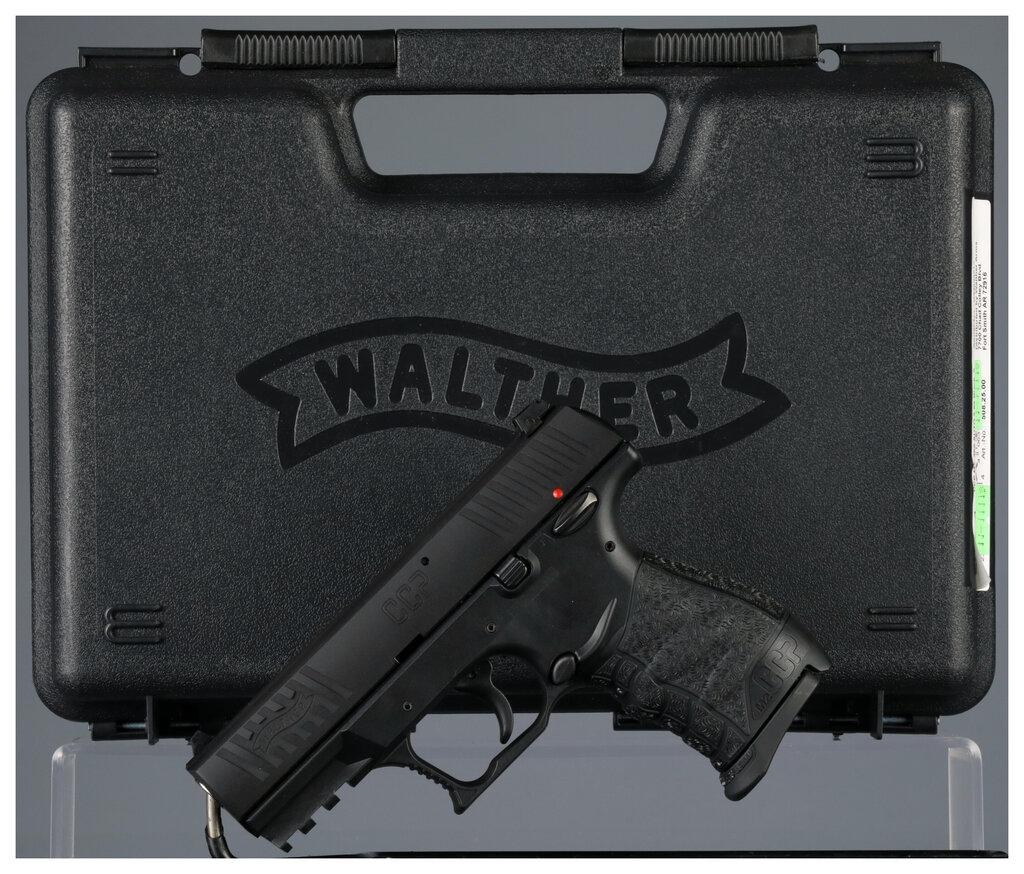 Two Walther Semi-Automatic Pistols with Cases