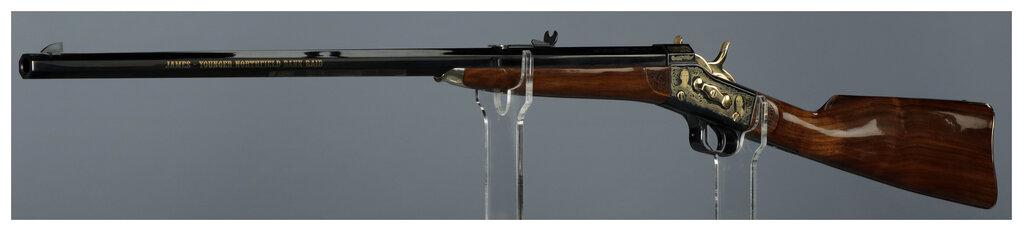 Engraved Pedersoli Northfield Bank Raid Rolling Block Rifle