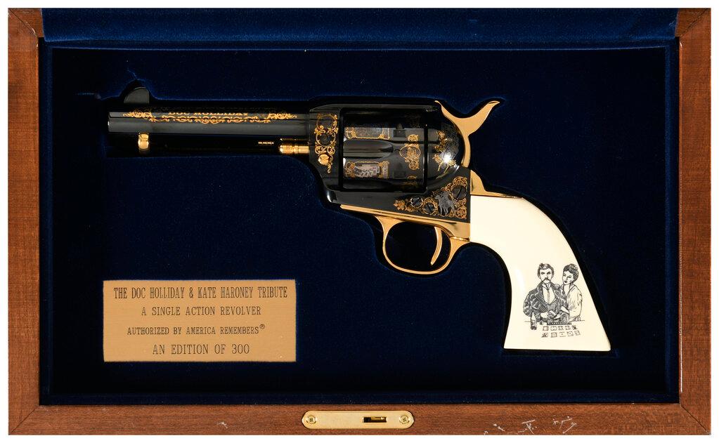 Uberti Doc Holiday & Kate Haroney Tribute Revolver with Case