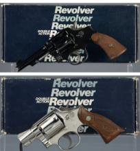 Two Smith & Wesson Double Action Revolvers