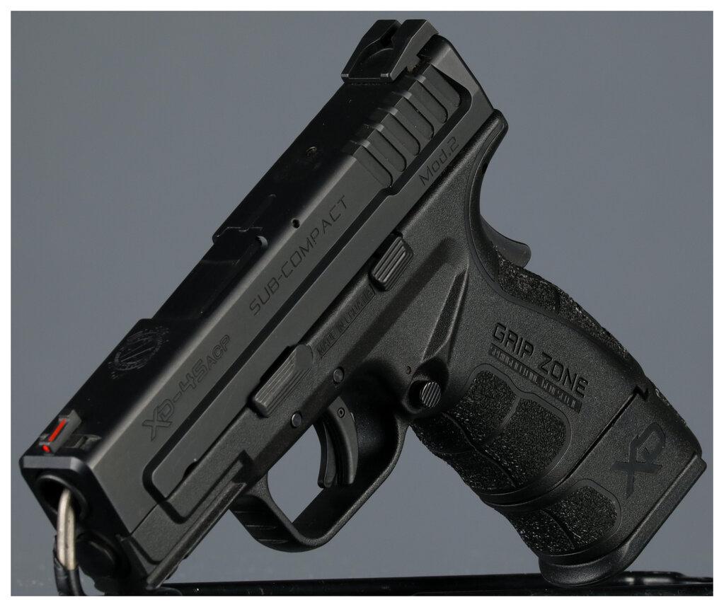 Two Springfield Armory Inc. XD Semi-Automatic Pistols