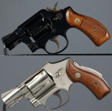 Two Smith & Wesson Double Action Revolvers