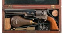 Cased Colt Model 1851 Navy Percussion Revolver