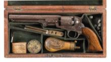 Cased Colt Model 1849 Percussion Pocket Revolver