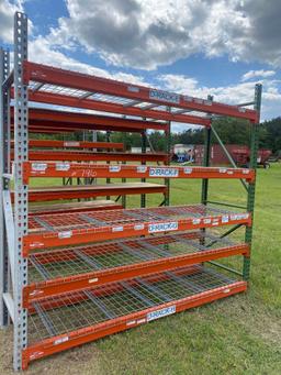 Industrial Pallet Racking w/ Shelving