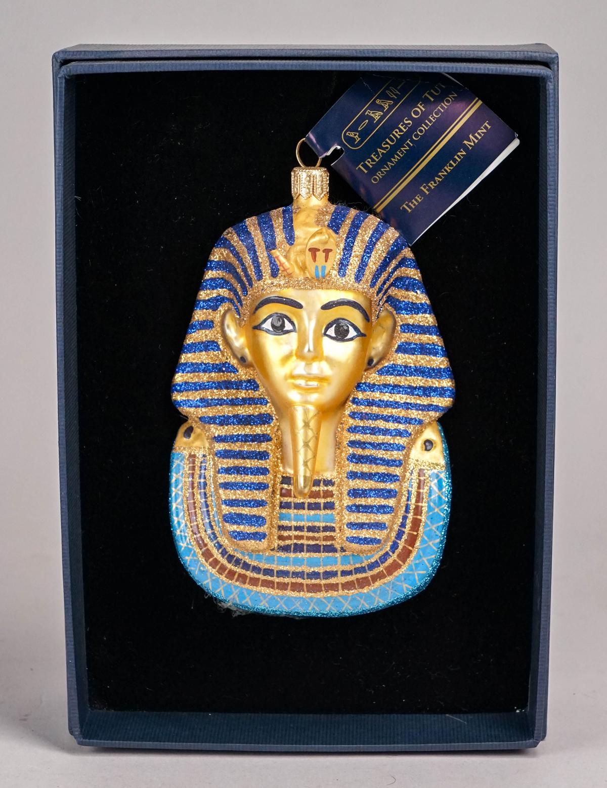 Mask - Treasures of Tut Ornament Collection - Franklin Mint