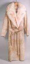 Lantry  Leathers Suede Mid Calf Length Coat, Sz. 2