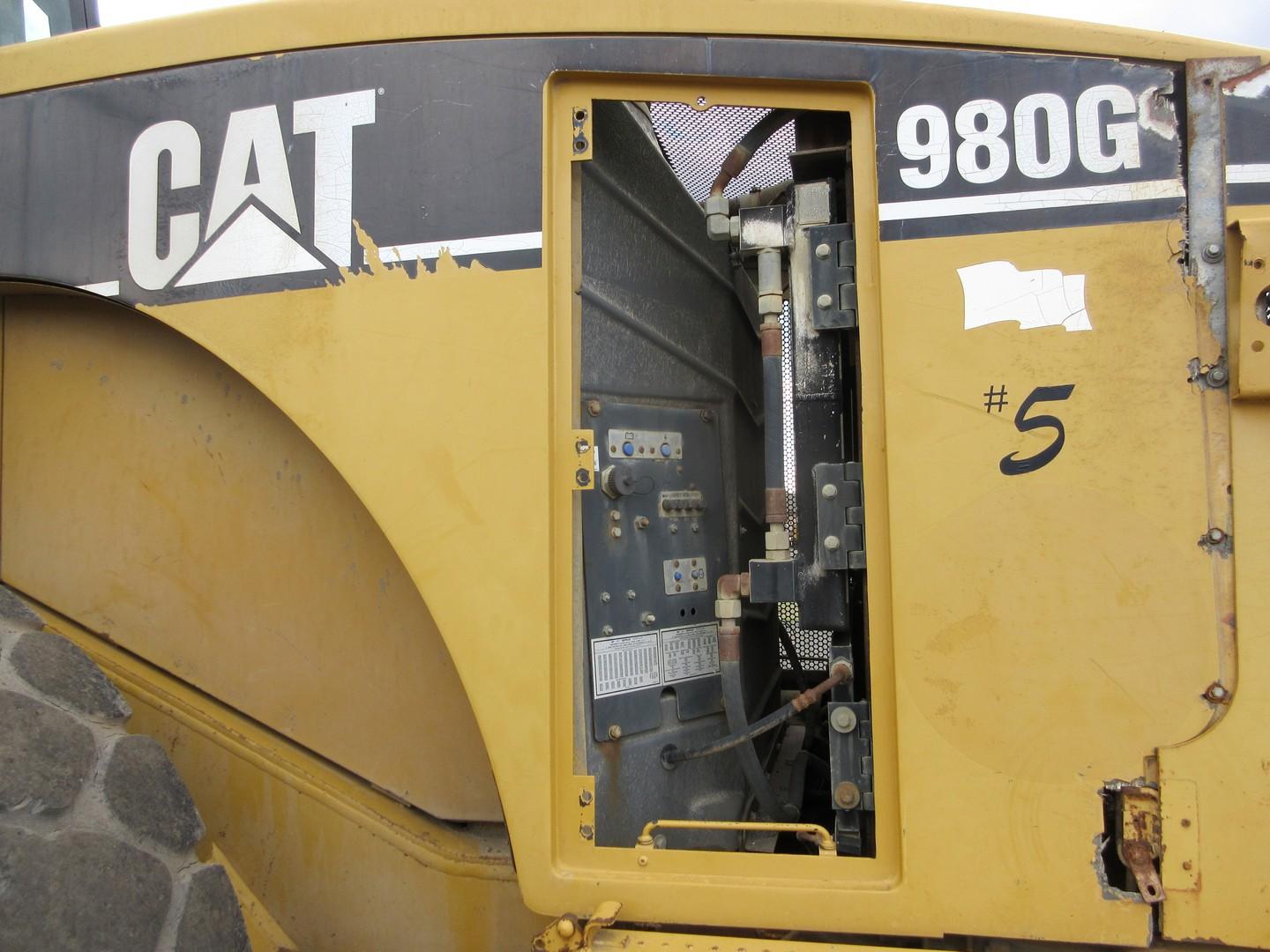 2002 Caterpillar 980G Rubber Tire Wheel Loader