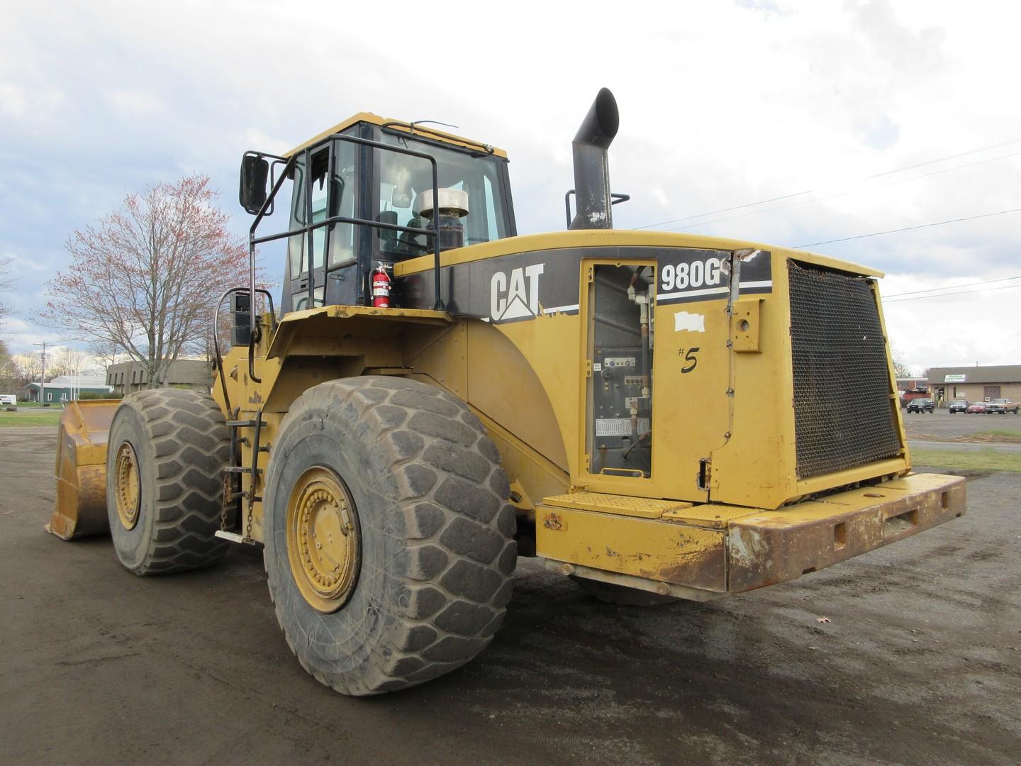 2002 Caterpillar 980G Rubber Tire Wheel Loader