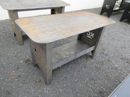 Steel Workbench With Shelf