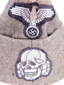 German WWII Waffen SS Enlisted Mans Overseas Cap