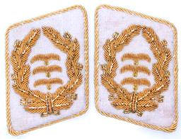 Pair of German WWII Luftwaffe General Collar Tabs